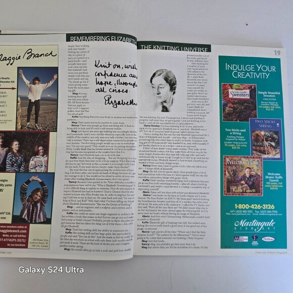 Knitters Magazine Spring 2000 Issue #58 Multi-Directional Knitting & Projects Fo - Picture 4 of 16